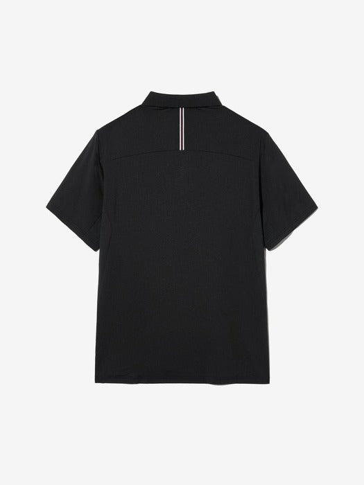 Tennis Cooling Polo Shirt_FS2TSH2303M_BLK