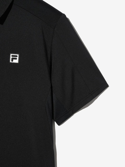 Tennis Cooling Polo Shirt_FS2TSH2303M_BLK