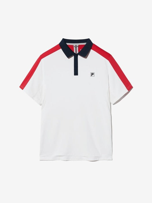 Cooling Tennis Polo Shirt_FS2TSH2303M_OWH
