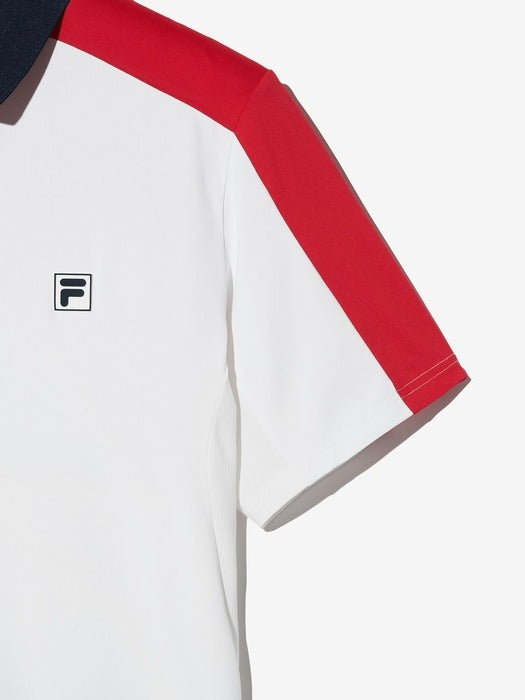 Cooling Tennis Polo Shirt_FS2TSH2303M_OWH