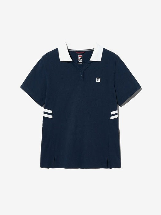 Tennis Sorona Collared T-Shirt_FS2TSH2352F_DNA