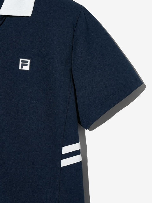 Tennis Sorona Collared T-Shirt_FS2TSH2352F_DNA