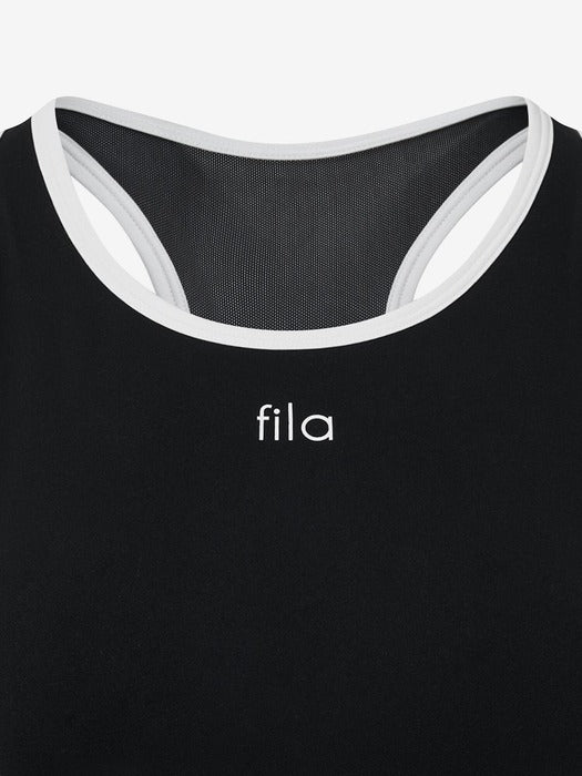 Women's Fitness Basic Crop Bra Top_FS2ITH2251F_BLK