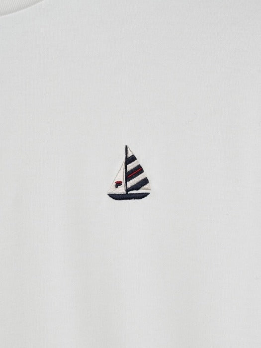 Sailing Boat Supima Short-Sleeve T-Shirt_FS2RSH2105X_OWH