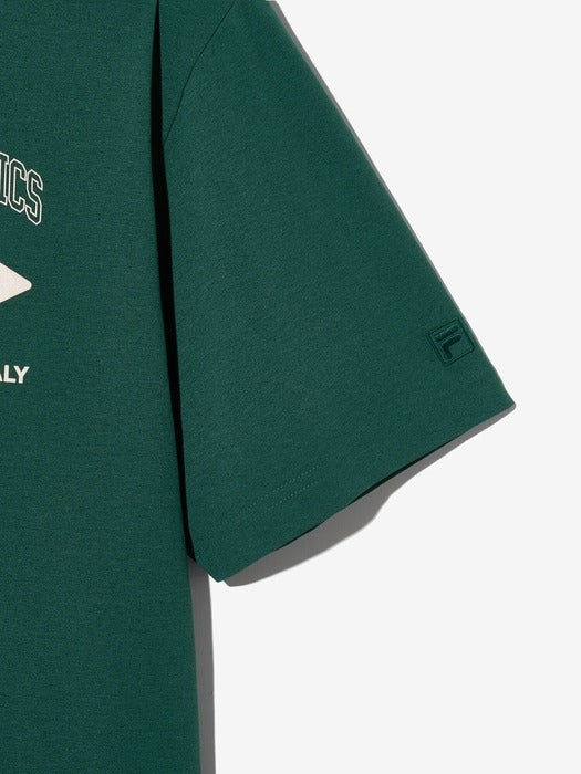 Cooling Triple-Logo Short-Sleeve Tee_FS2RSH2107X_DGR