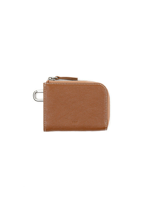 [osoi] HALF WALLET [TAN]