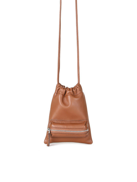 [osoi] MINI POUCH BAG [BROWN]