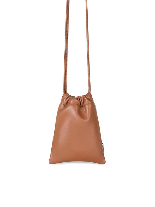 [osoi] MINI POUCH BAG [BROWN]