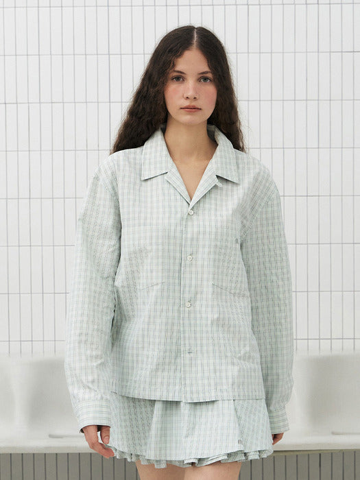 [grove] 25Ps Vine Tailored Shirt [MINT]