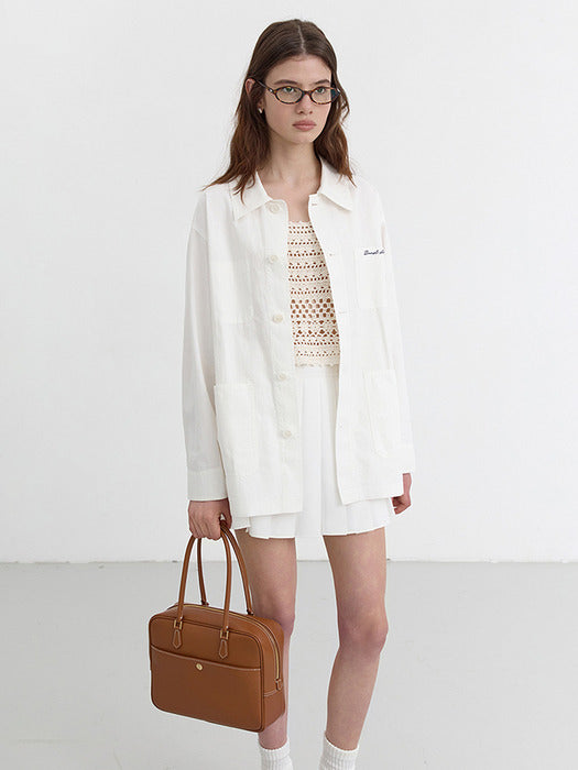 [dunst] MINI PLEATS SKIRT WHITE_UDSK5B233WT