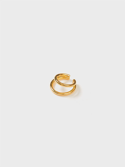 [EENK] Double Ear Cuff - Gold