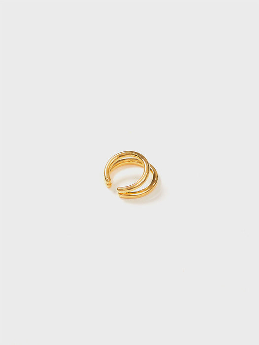 [EENK] Double Ear Cuff - Gold