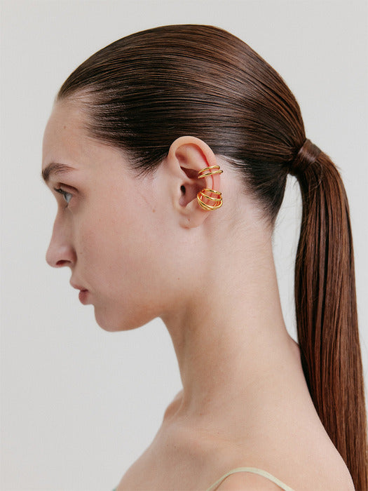 [EENK] Double Ear Cuff - Gold