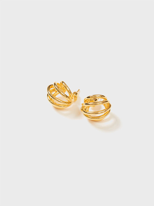 [EENK] Quintuple Earrings - Gold