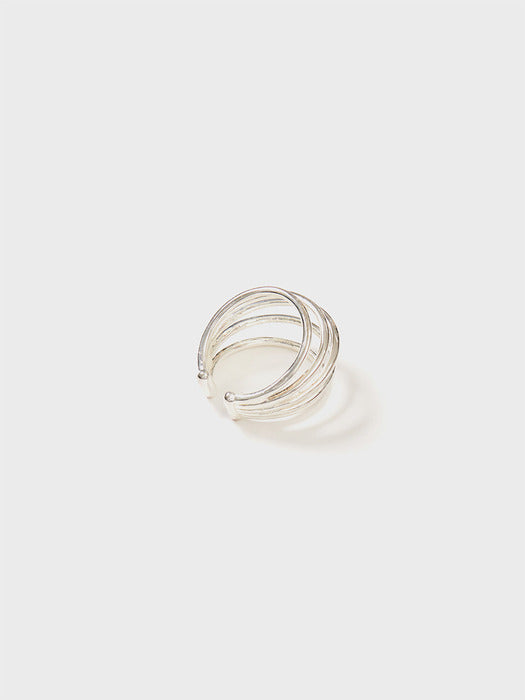 Eenk Quintuple Open Ring - Gold