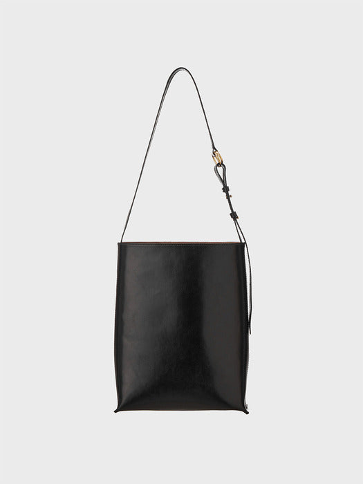 Eenk Double-Ring Bucket Bag - Black