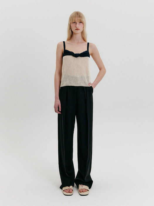 Eenk Knotted Knit Top - Ivory