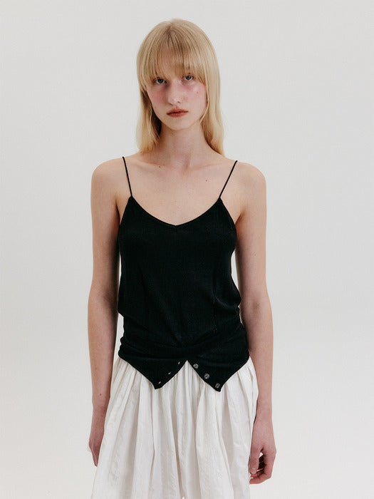 Eenk Layered Knit Top - Black