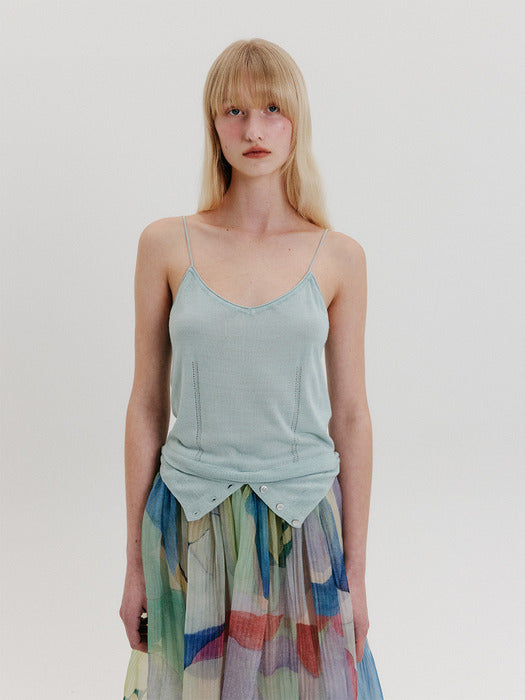 Eenk Layered Knit Top - Mint