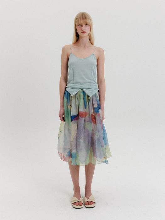 Eenk Layered Knit Top - Mint