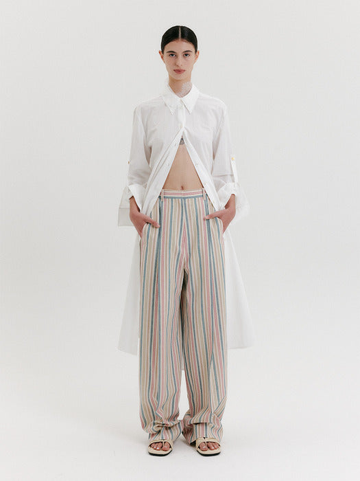 Eenk Tuck Pants - Multi