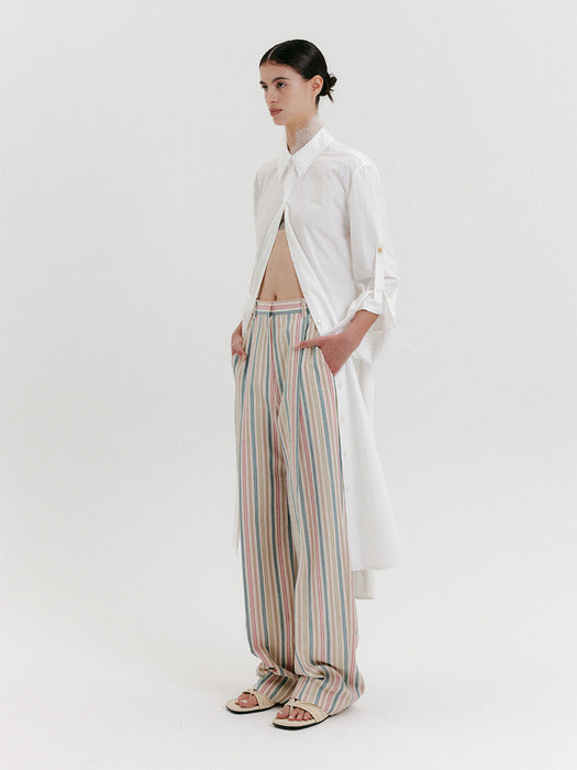Eenk Tuck Pants - Multi