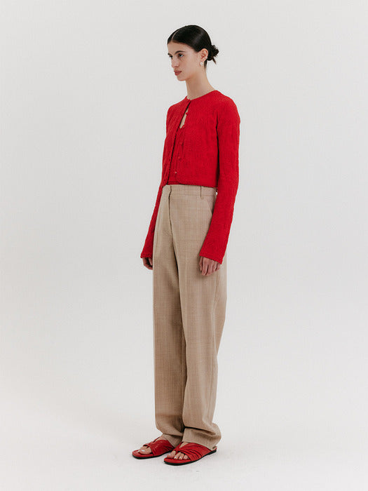 Eenk Straight Pants - Beige