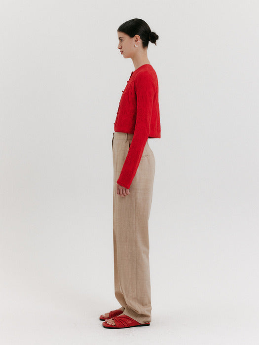Eenk Straight Pants - Beige