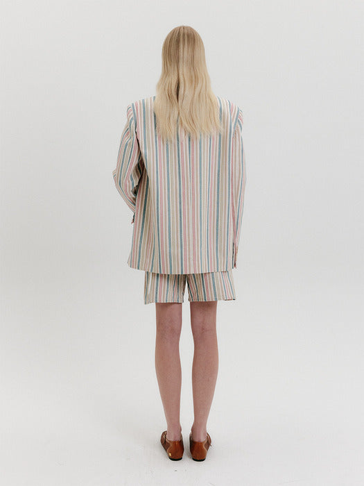 Eenk Single-Breasted Blazer - Multi