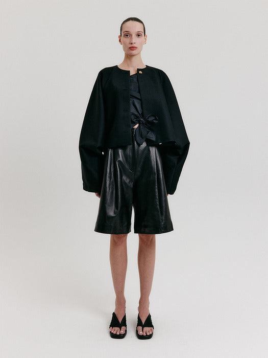 Eenk Dolman Sleeve Jacket - Black