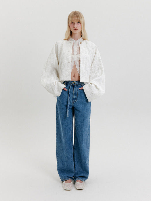 Eenk Dolman Sleeve Jacket - White