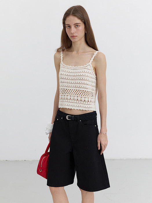 [dunst] BERMUDA DENIM SHORTS BLACK_UDPA5B236BK