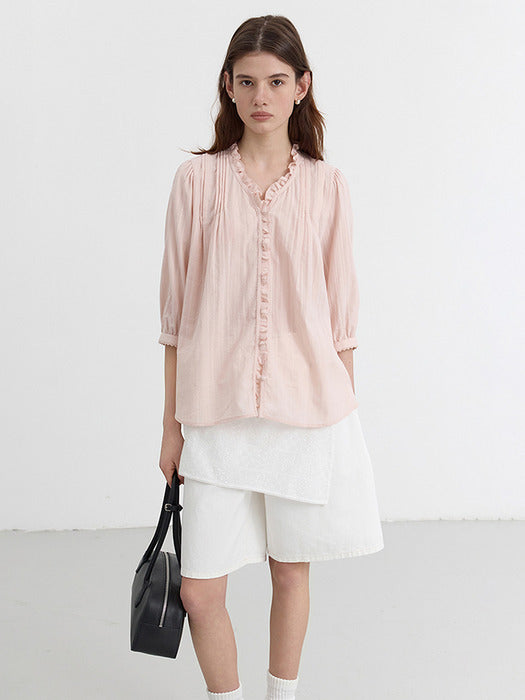 Dunst Bermuda Denim Shorts White