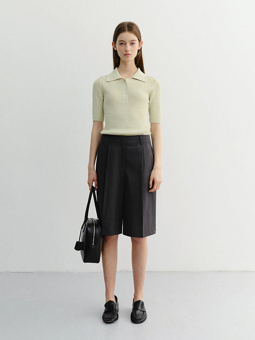 Dunst Bermuda Shorts Charcoal Grey