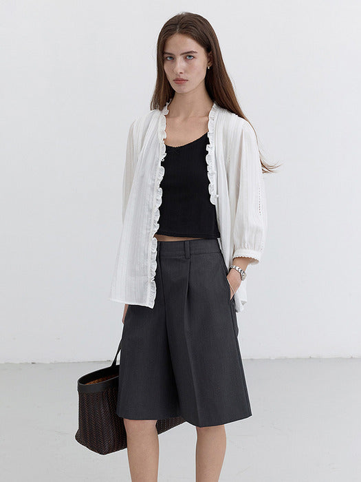 [dunst] BERMUDA SHORTS CHARCOAL GREY_UDPA5B235CG