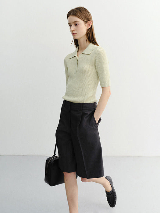 Dunst Bermuda Shorts Charcoal Grey