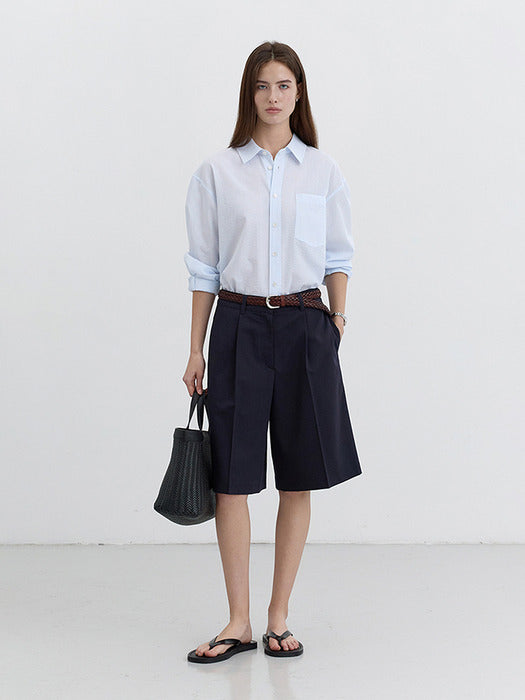 [dunst] BERMUDA SHORTS NAVY_UDPA5B235N2