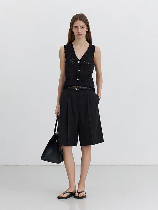 [dunst] BERMUDA SHORTS BLACK_UDPA5B235BK