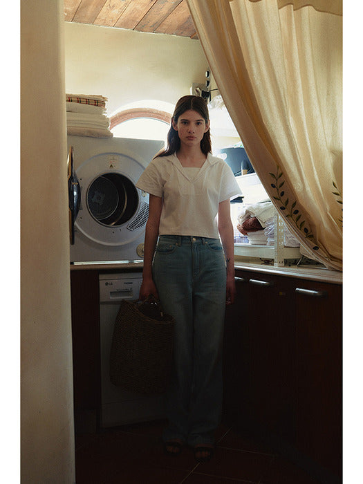 Dunst Wide Loose Jeans Light Blue