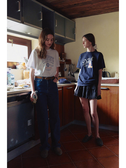 Dunst Summer Straight Jeans Dark Blue