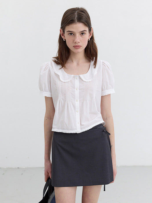 Dunst Mini Skirt Charcoal Grey