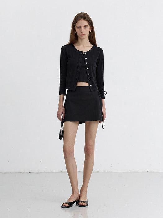 [dunst] MINI SKIRT BLACK_UDSK5B232BK