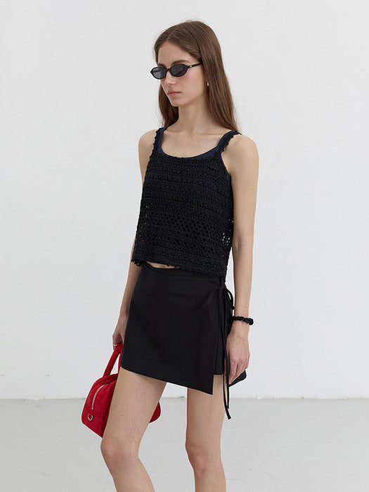 [dunst] MINI SKIRT BLACK_UDSK5B232BK
