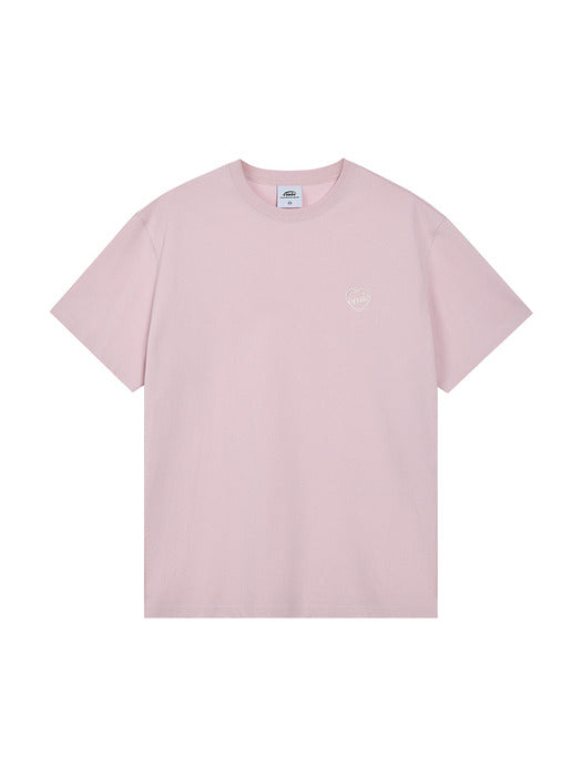 Emis Heart T-Shirt-Pink