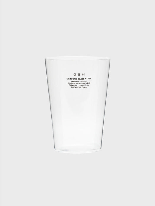 Wconcept_Gbh_Home Drinking Glass Thin S Glass (220ml)