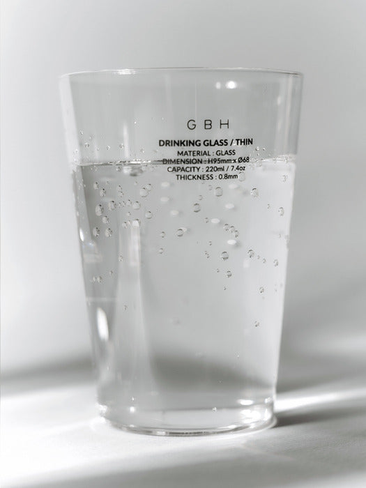 Wconcept_Gbh_Home Drinking Glass Thin S Glass (220ml)
