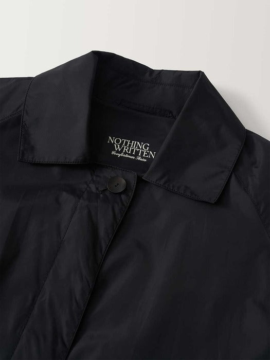 Nothing Written Urban nylon trench (Black)