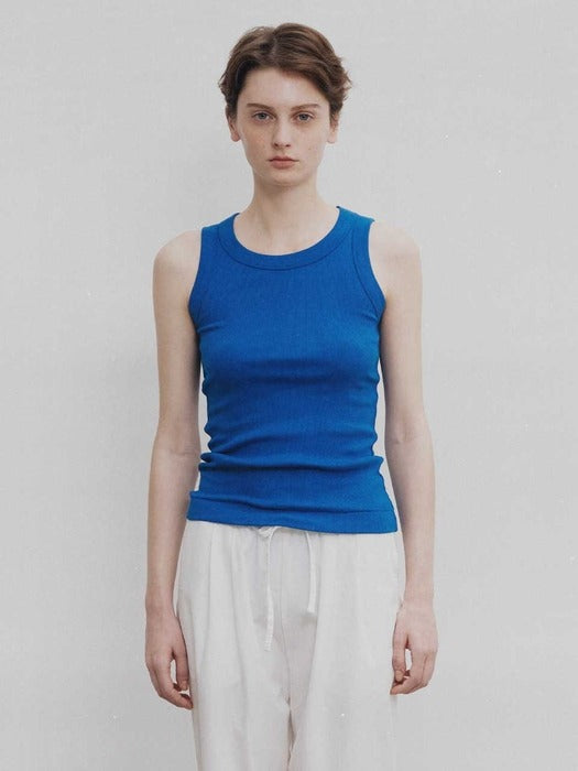 Nothing Written Elodie cotton tank top (Blue)