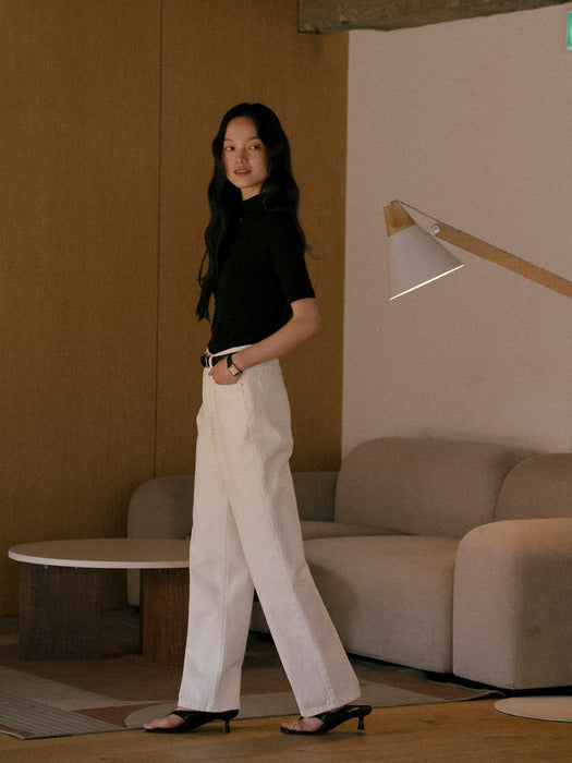 [TILLIDIE] Pure comfort high tencel t-shirt_Black