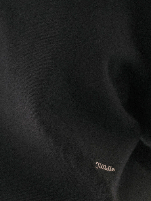 [TILLIDIE] Collar basic cotton t-shirt TISU01TS05_Navy